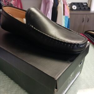 Black Leather Loafers